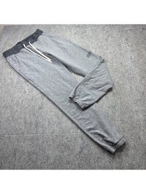 Vuori Balboa Sweatpants Men M Gray 29" Cuffed Tapered Stretch French Terry